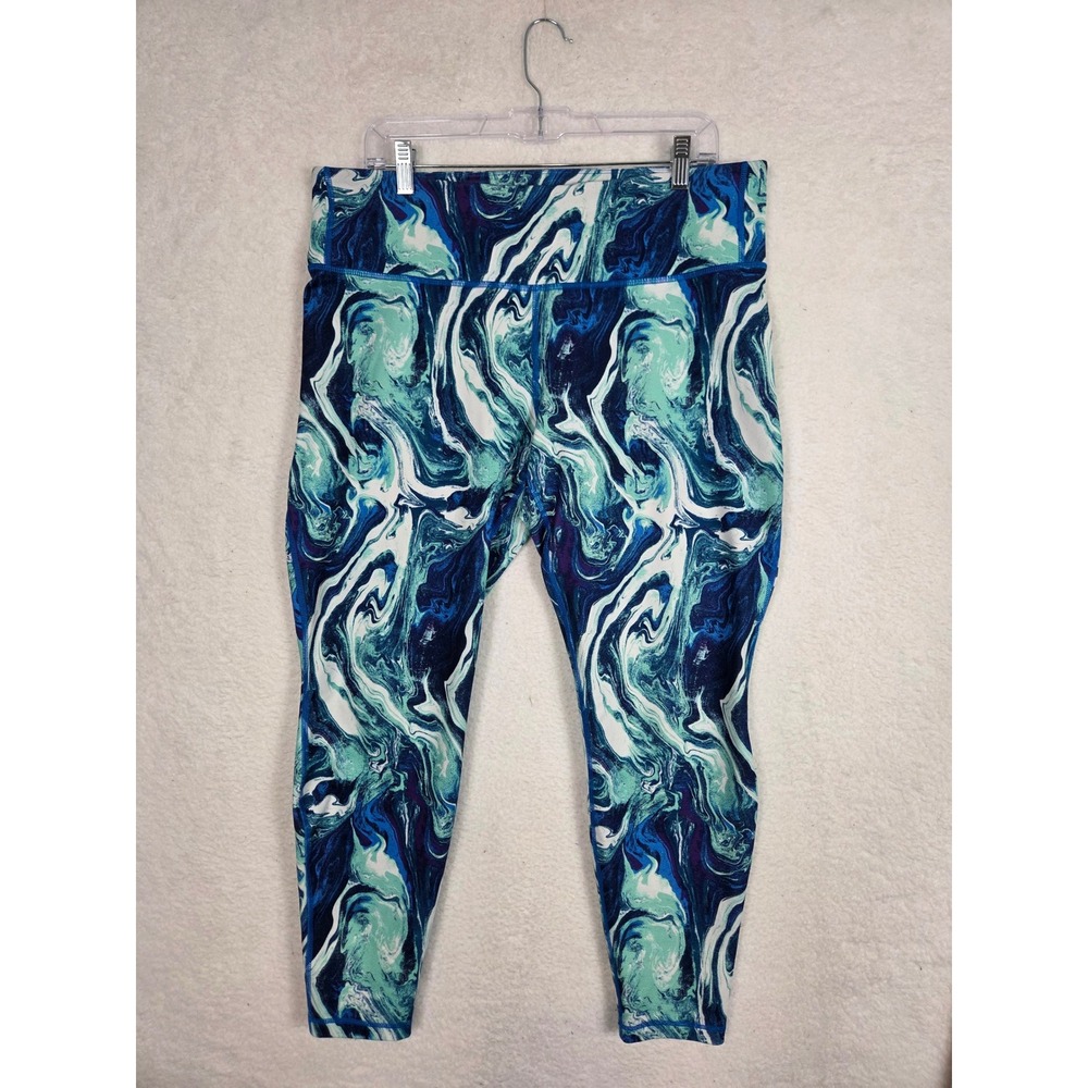 Patagonia Centered Crop Leggings XL Athletic Sporty Yoga Workout Layer Active - Picture 5 of 9